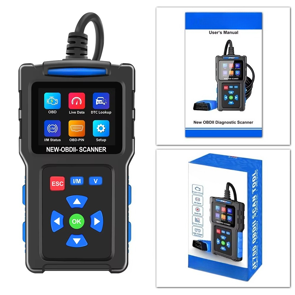 Car Diagnostic Tool - เครื่องสแกน OBD2 อเนกประสงค์ อ่านรหัสข้อผิดพลาดของเครื่องยนต์รถยนต์ เครื่องมือวินิจฉัยรถยนต์