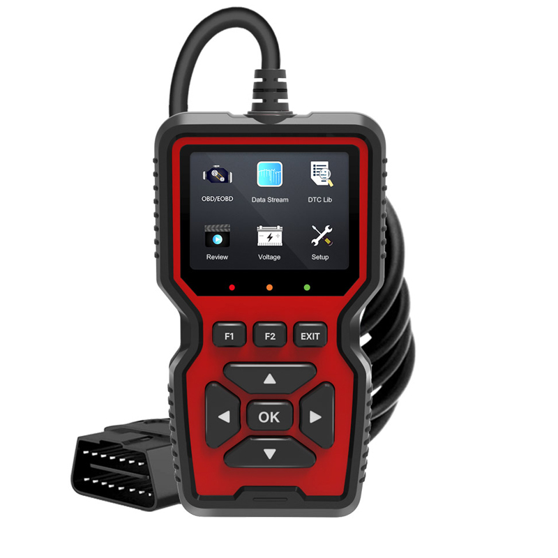 Car Diagnostic Tool - เครื่องอ่านโค้ด OBDII รุ่น V519 เครื่องมือสแกนวินิจฉัยรถยนต์ เครื่องทดสอบแรงดันไฟฟ้าในรถยนต์