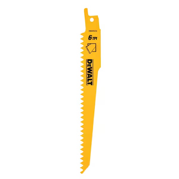 Metal Saw Reciprocating - ใบเลื่อยตัดปูนปลาสเตอร์แบบไบ-เมทัล ขนาด 6 นิ้ว 6 TPI