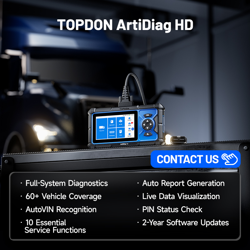 Car Diagnostic Tool - TOPDON Artidiag HD ระบบวินิจฉัยรถยนต์แบบครบวงจร ครอบคลุม 60