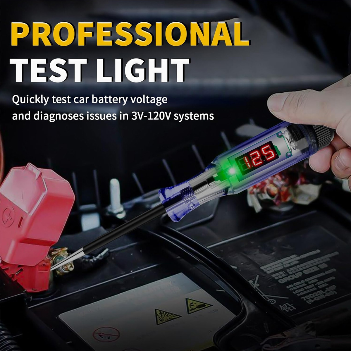 เครื่องทดสอบวงจรยานยนต์ 6V-24V - Car Diagnostic Tool บทวิจารณ์และราคา