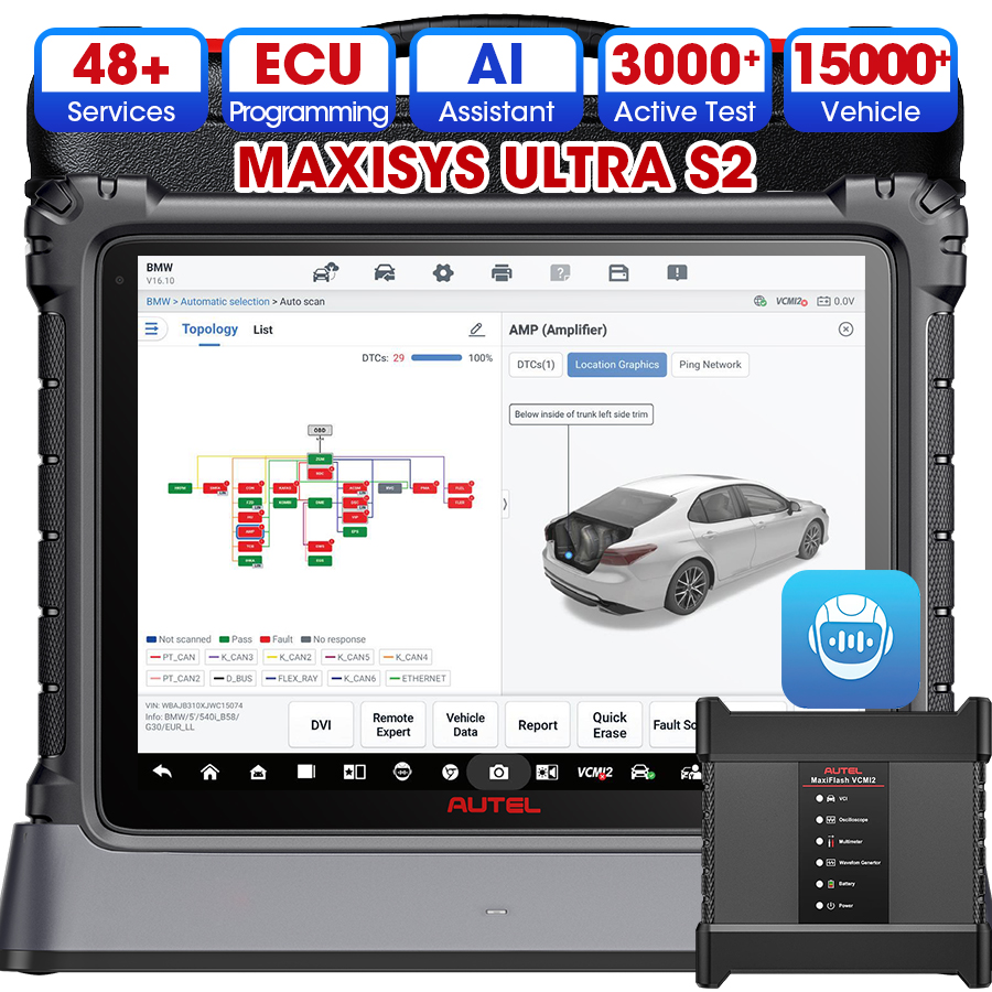Autel Ultra S2 AI Assistant จอ - Car Diagnostic Tool บทวิจารณ์และราคา